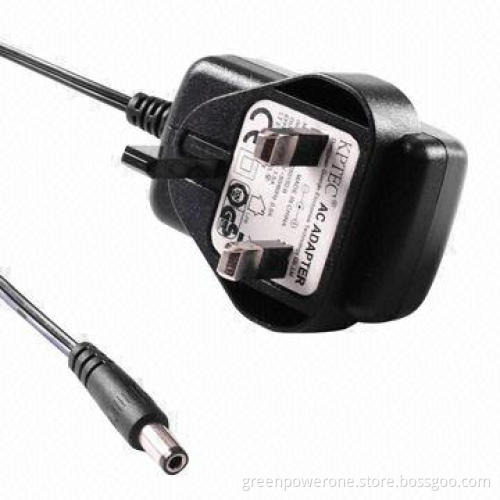 12V/0.6A Switching Power Adapter with BS Mark, 90 to 264V AC Voltage Range